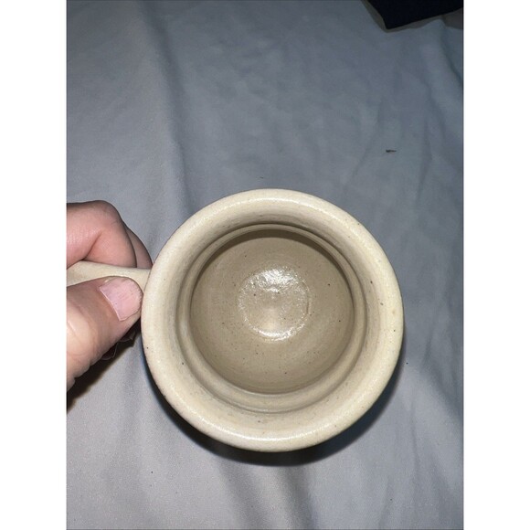 Mt St Helens Ash Glaze Coffee Mug Blue Pottery Stoneware Mug Cup  Cute Gift - Picture 6 of 7